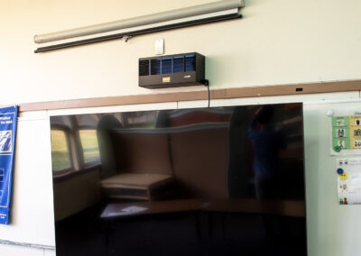 UVCUE installed in a classroom